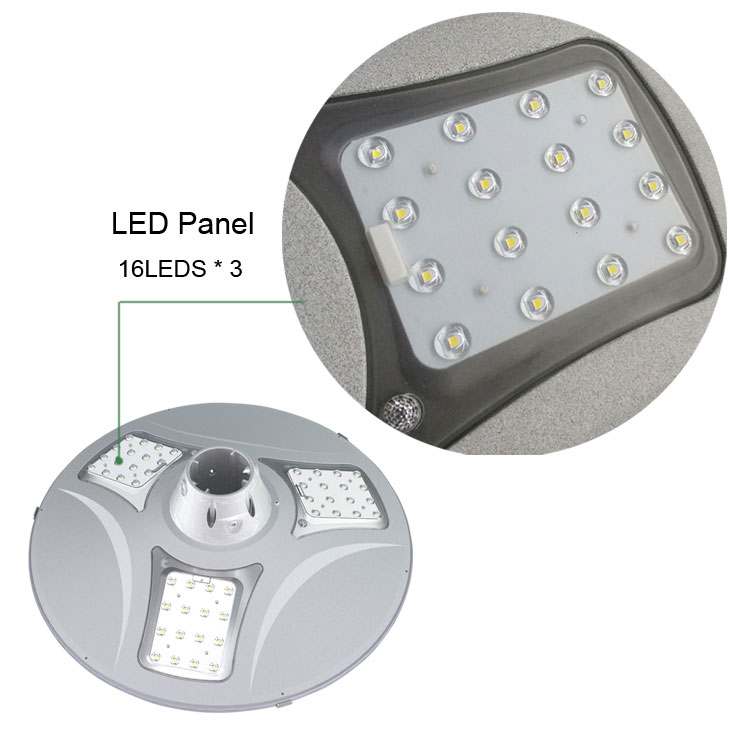 Cheap panel price of solar garden light pir outdoor street light