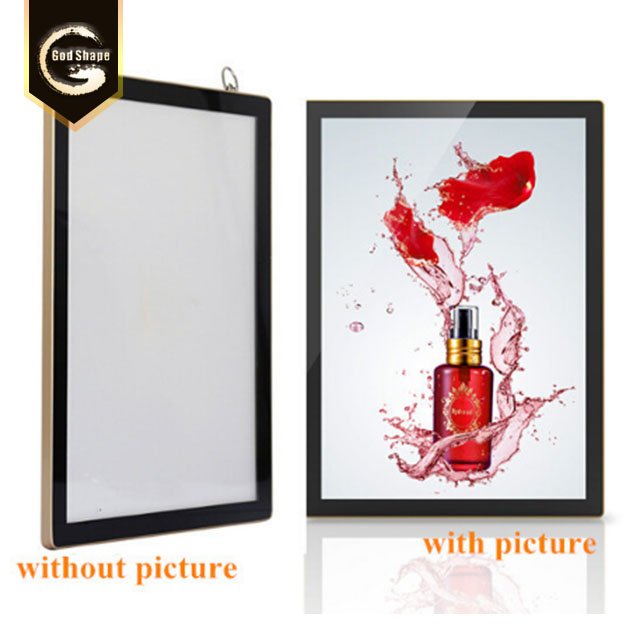 High Quality square Menu Restaurant Frame Advertising LED Advertising Wall Mount led Light box