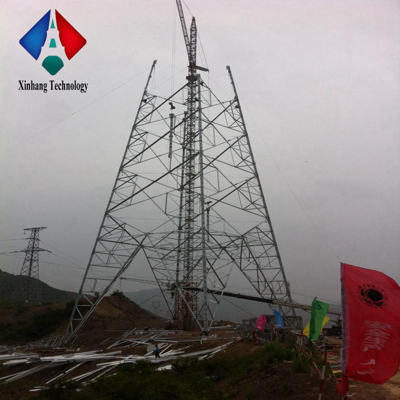 230kv electric 110kv 132 kv 220kv 550kv stainless steel pole for sale high strength line array tower