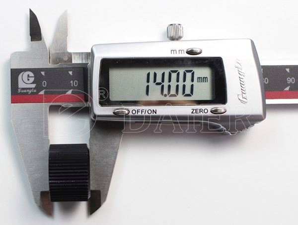 White Index Knurled Aluminium Knob, Potentiometer Knob, Rotary Switch Knob