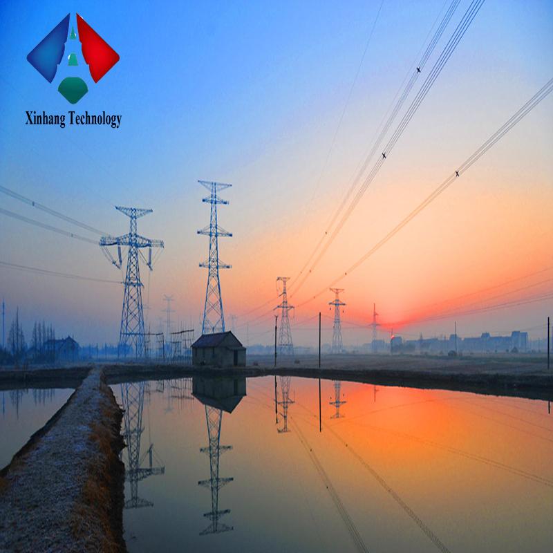 galvanized crank up tubular tower electric monopole electricity pylon high strength steel tube pylons