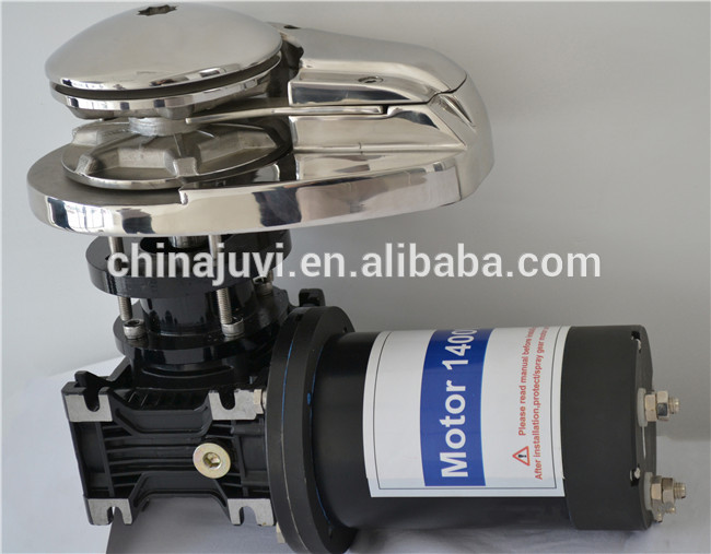 JV611 Waterproof IP65 12V/24V Electric Vertical SS Anchor mini Winch for Yacht Boat