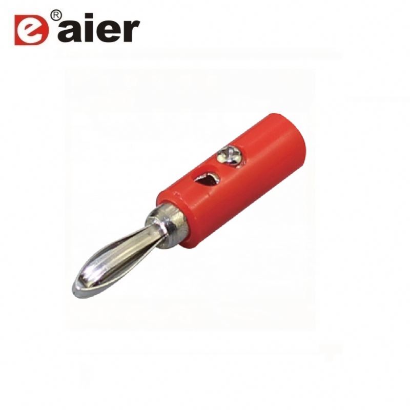 24A 30VDC Connector Brass Banana Jack 4MM Male Banana Plug