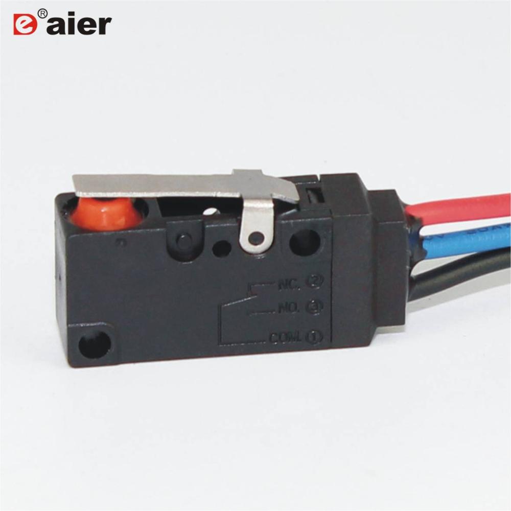 WS2 10A 250VAC SPDT With Wire IP67 Waterproof Micro Switch