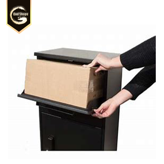 Factory Customer Made Outdoor Stainless Steel Residential Mailbox Locked Parcel Drop Box