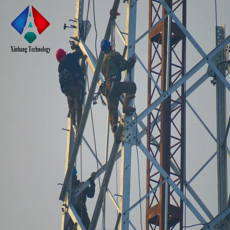 110kv electric 35ft steel galvanized extension pole transmission line 30 meter tower monopole