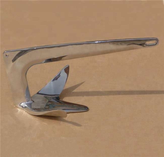 AISI 316 Stainless Steel Yacht Marine boat Bruce Anchor Claw Anchor 50kg