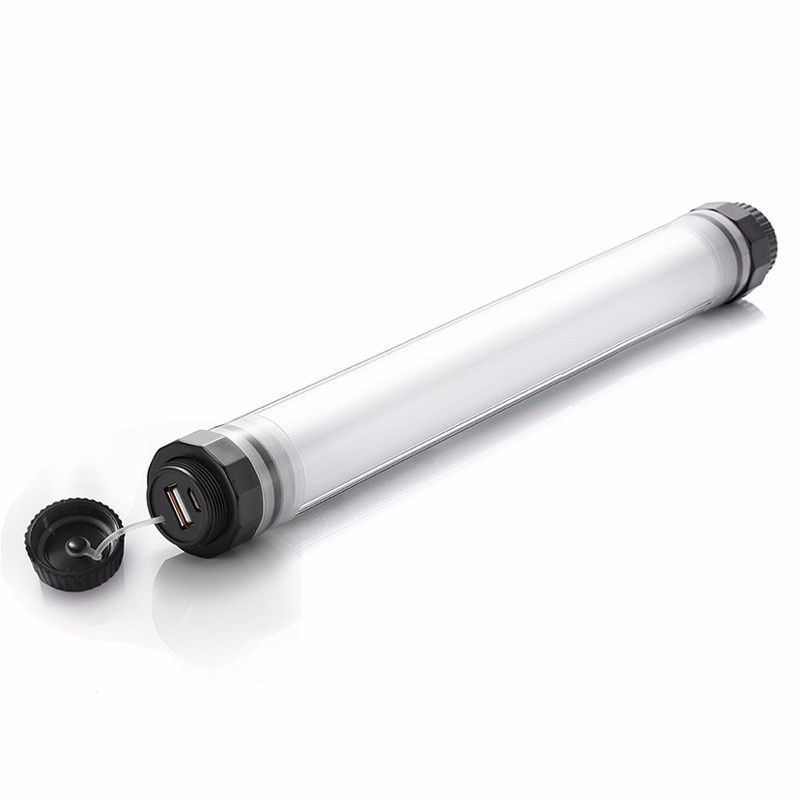 High brightness battery rechargeable waterproof IP68 wireless waterproof power bank Camping Light