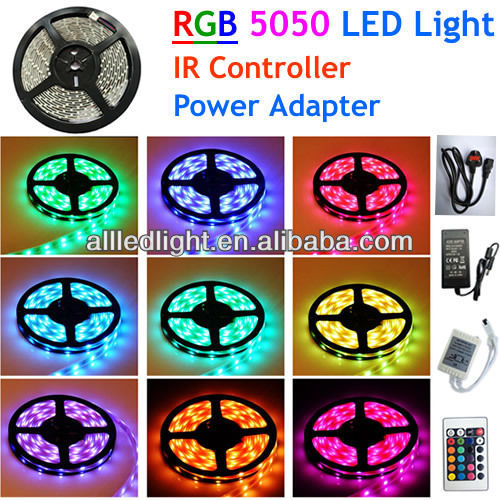 Waterproof 5M RGB led flexible 5050 strip light