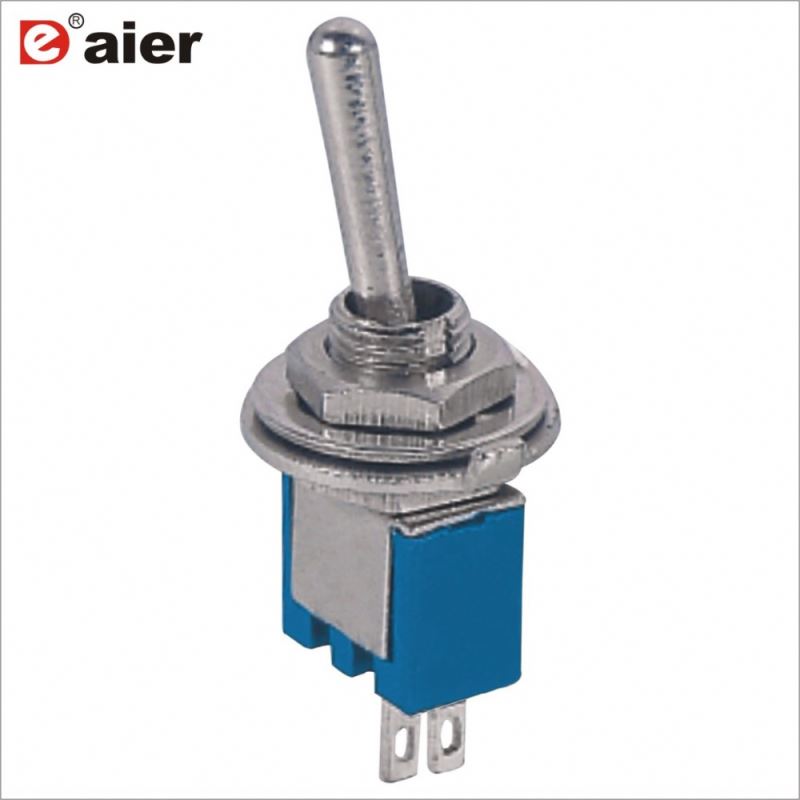 5MM Single Pole 2 Pin ON-OFF 2 Way 3A 125Vac Toggle Switch SMTS