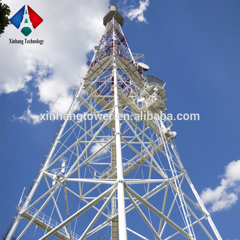45m lattice tower self supporting tower