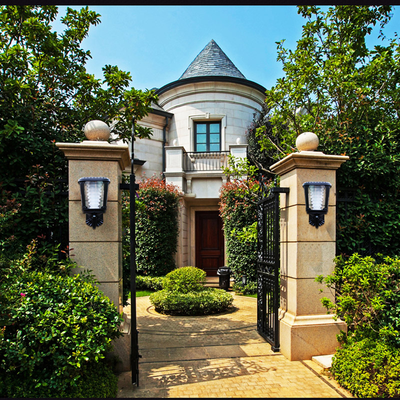 Led Solar Wall Solar Gate Post Outdoor Pillar Light Waterproof