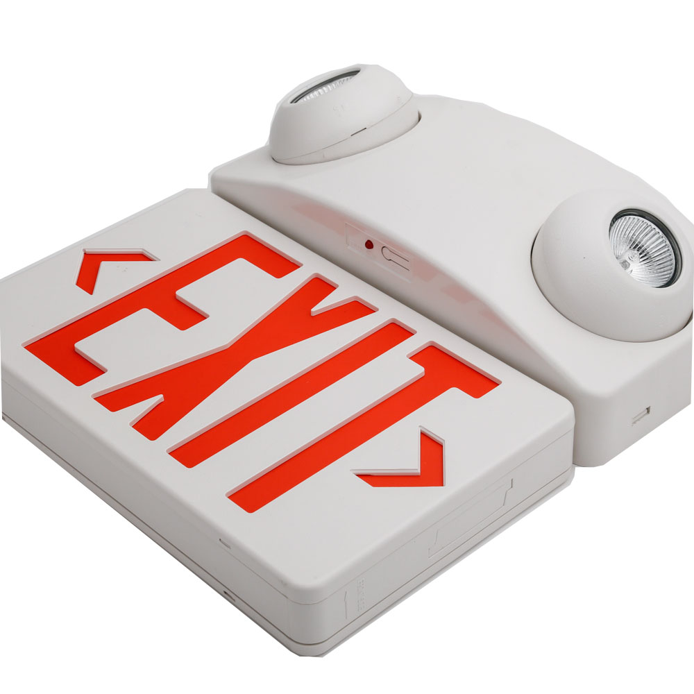 North American standard 120v 277V AC dual voltage red or green letters led emergency exit sign light