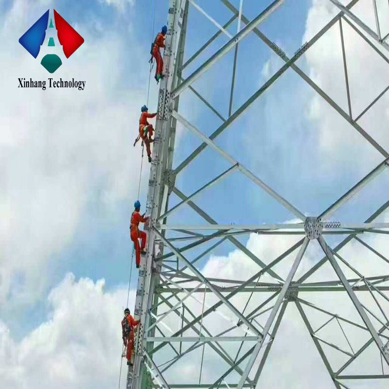 110 KV Power Transmission Line Tubular Steel Tower