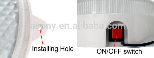 portable outdoor solar led lights ceiling with remote controller (HK-150B)