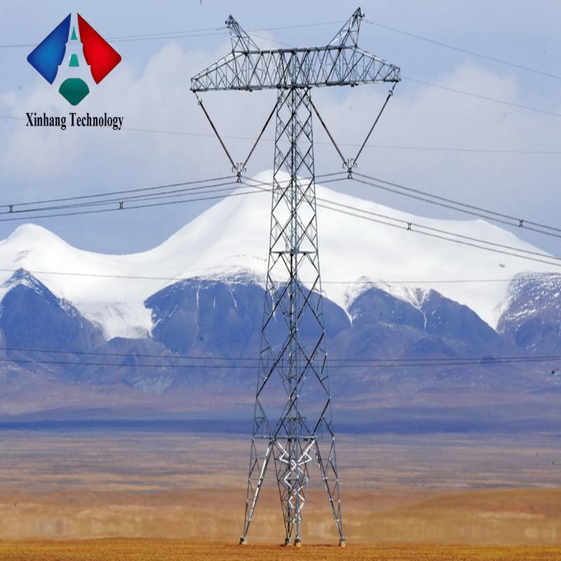 33kv 66kv 138kv 220kv transmission line tower steel tube pylons self supporting electric pole