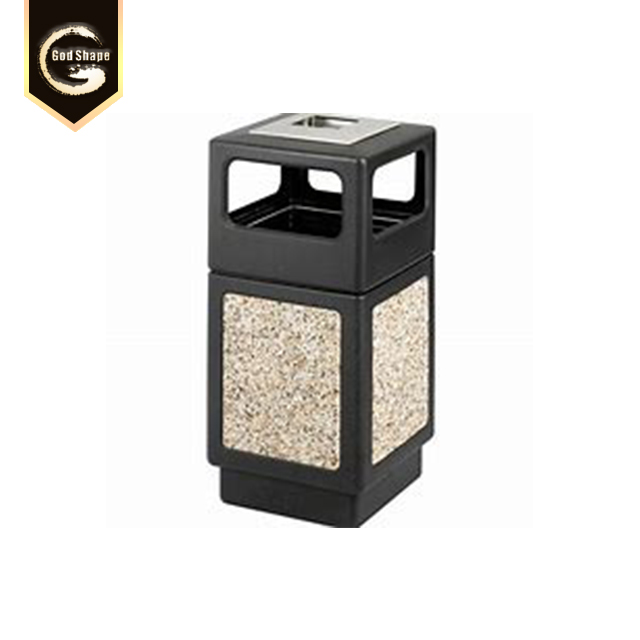 Factory Outdoor Stainless Steel Trash Can Waste Bins