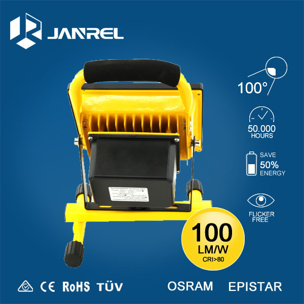 20W IP65 waterproof LED floodlight portable hand-held rechargeable battery emergency lights