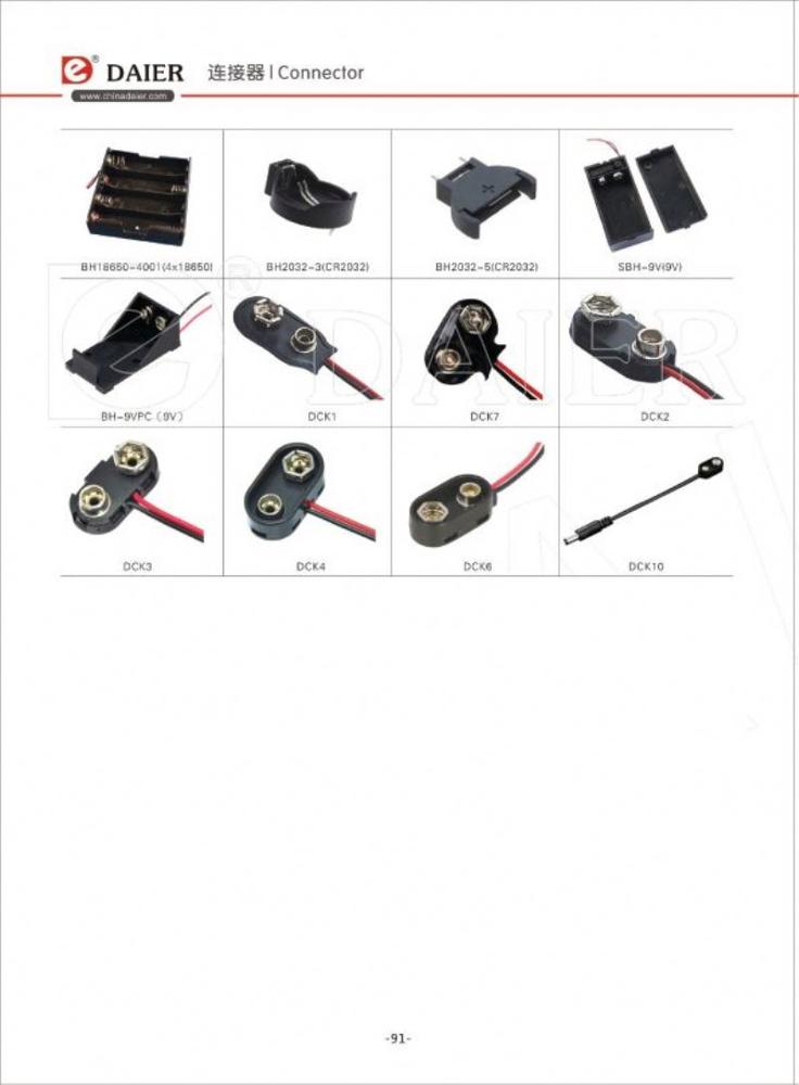 AA Smt Battery Holder Battery Holder AA Smd