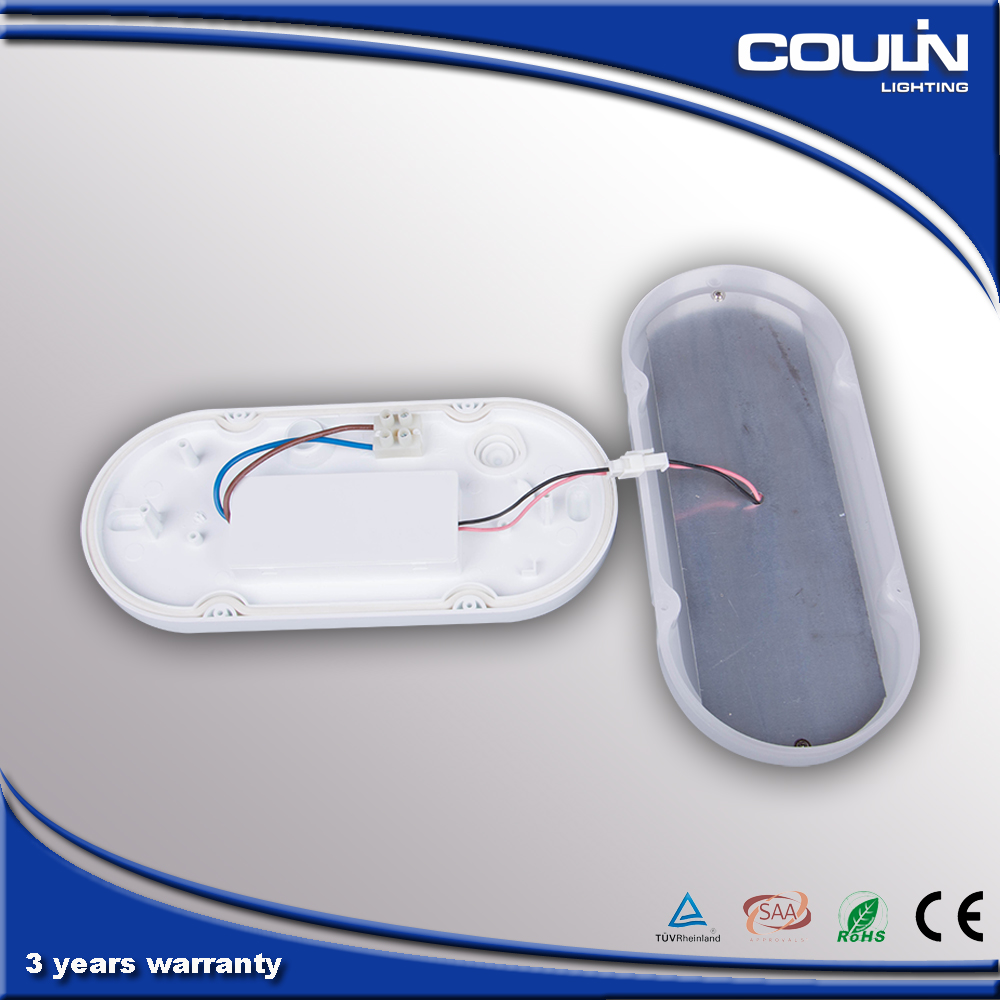 IP65 8W 12W 18W Microwave Sensor PIR Photcell Sensor LED Ceiling Bulkhead Light, LED Moistrue-proof Lamp