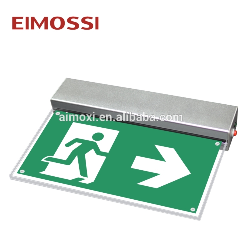 CE Wall Mounted Exit sign with arrow LED emergency light