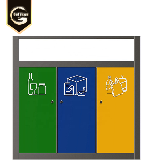 Custom Made Street Park Dustbin Recycling Outdoor Stainless Steel Office Garbage Metal Trash Can