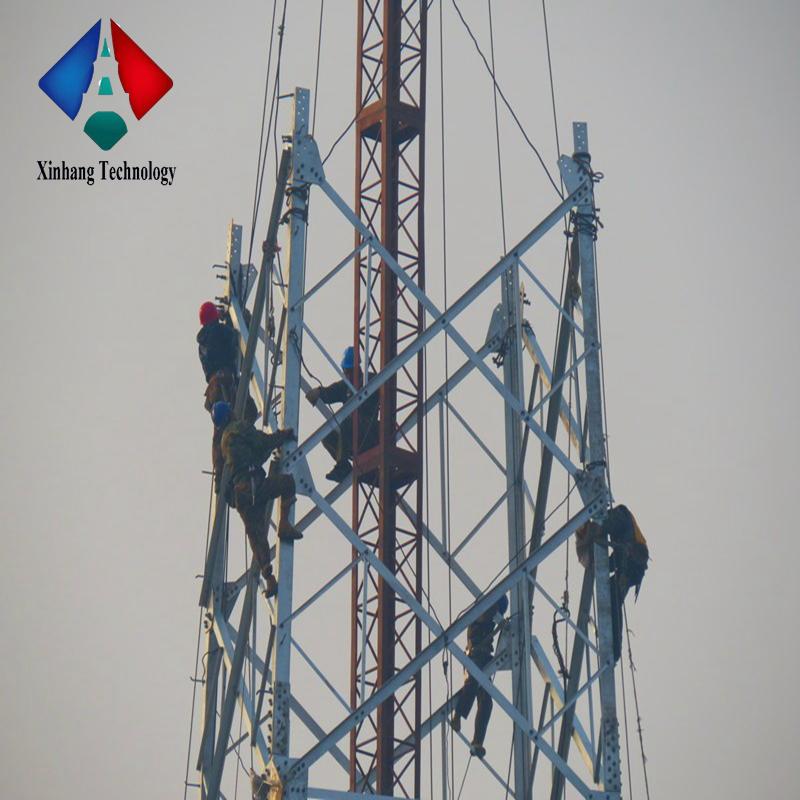 steel transmission structures of design high tension galvanized line array tower 110kv 132 kv electric power pole