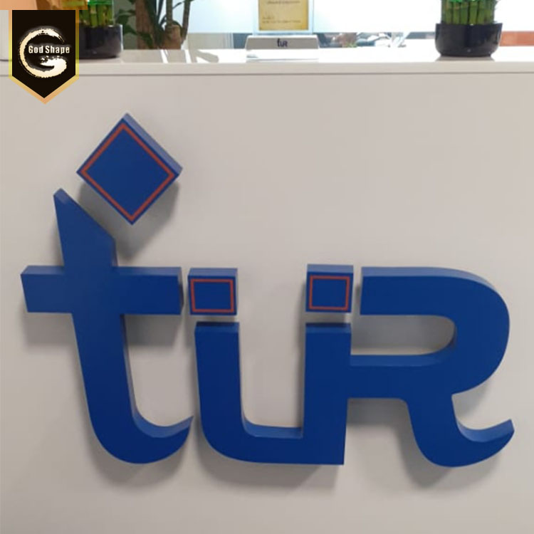 Manufacturer custom made led 3d sign exterior illuminated sign wall off backlit channel letters