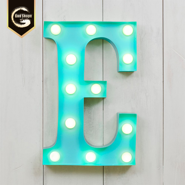Custom Made Factory Super Bright Lighted LED Signs 3d Cut Acrylic Letters Sign With Light Bulb