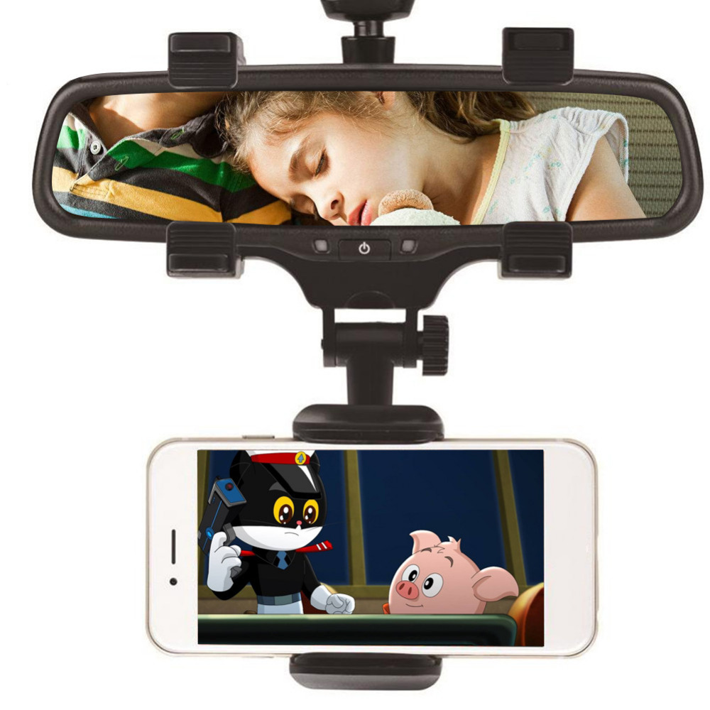 Car Rearview Mirror Mount Mobile Phone Holders & Stands Universal Navigation Support Automobile Data Recorder Holdfast for HTC