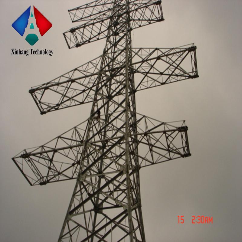 30ft galvanized steel overhead line 220kv tower power transmission extension pole