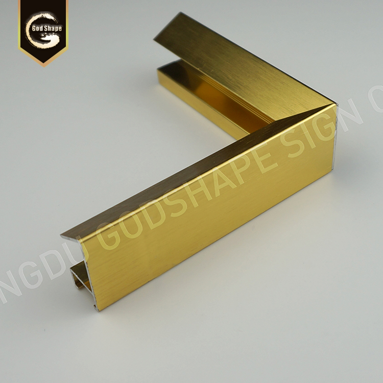 Wall mount home decor aluminum profile alloy picture photo frame