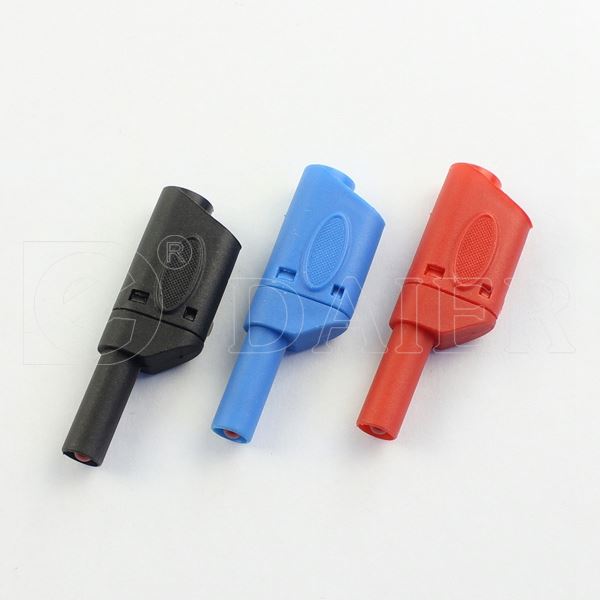 24A 30VDC Fully Insulated Stackable 4MM Male Nakamichi Banana Plug