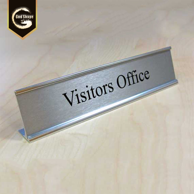 Curved Factory Price Customer Made Office Name Desk Plate Door Sign Room Street Number Hotel Sign