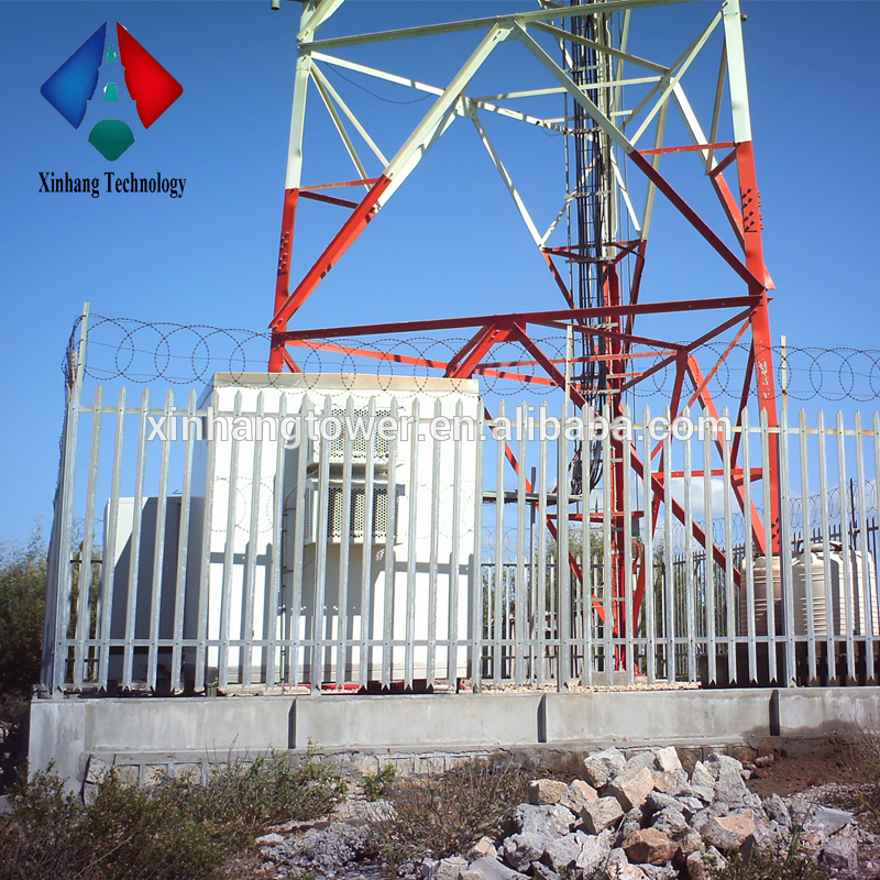 Three legged Angle Steel Hot dipped Galvanized Lattice Tower for Kuwait
