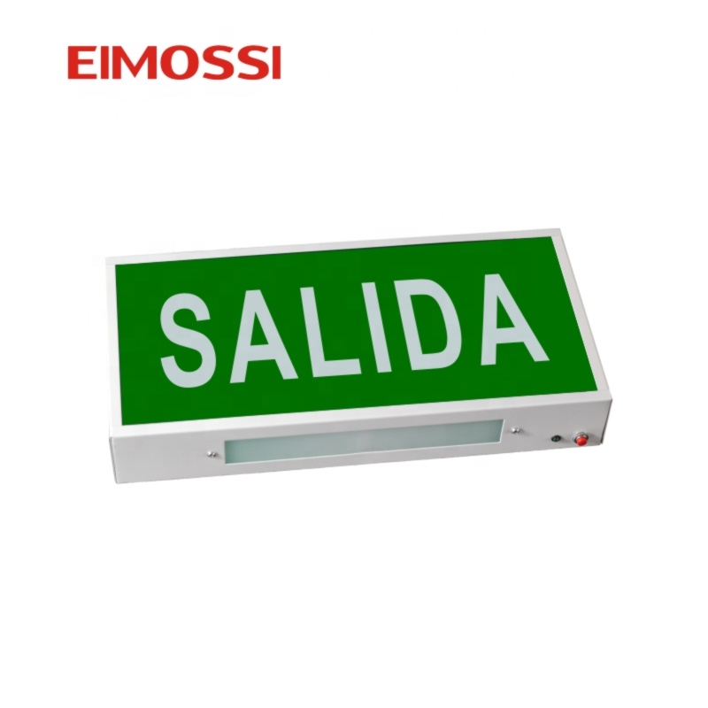 3H Emergency battery backup illuminated exit signs