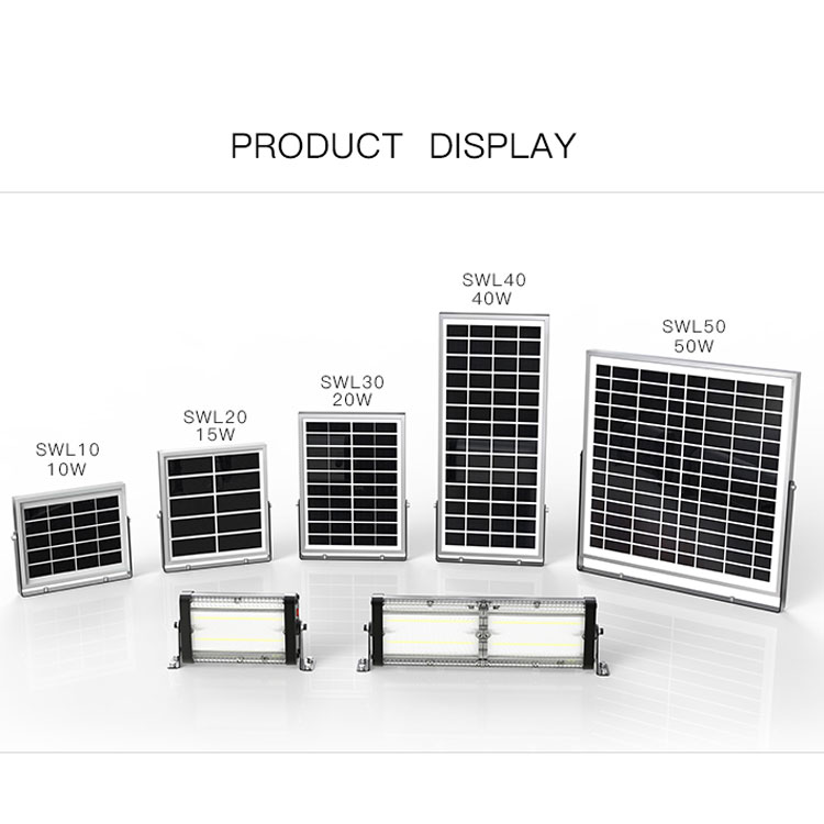 Good quality ce rohs approved rechargeable led light luces led solar para jardin