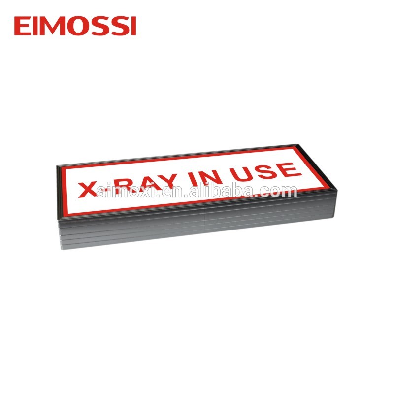 warning letter led illuminated sign on air room occupied light