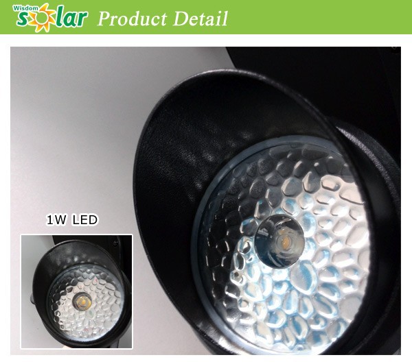 new products aluminum solar led garden light
