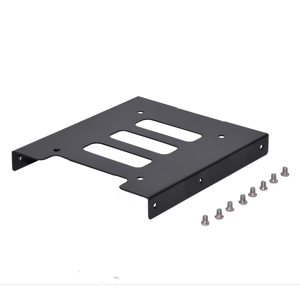 Universal Metal SATA IDE 2.5 Inch SSD HDD To 3.5 Inch HDD SSD Case Caddy Adapter Holder For Desktop PC With Screws