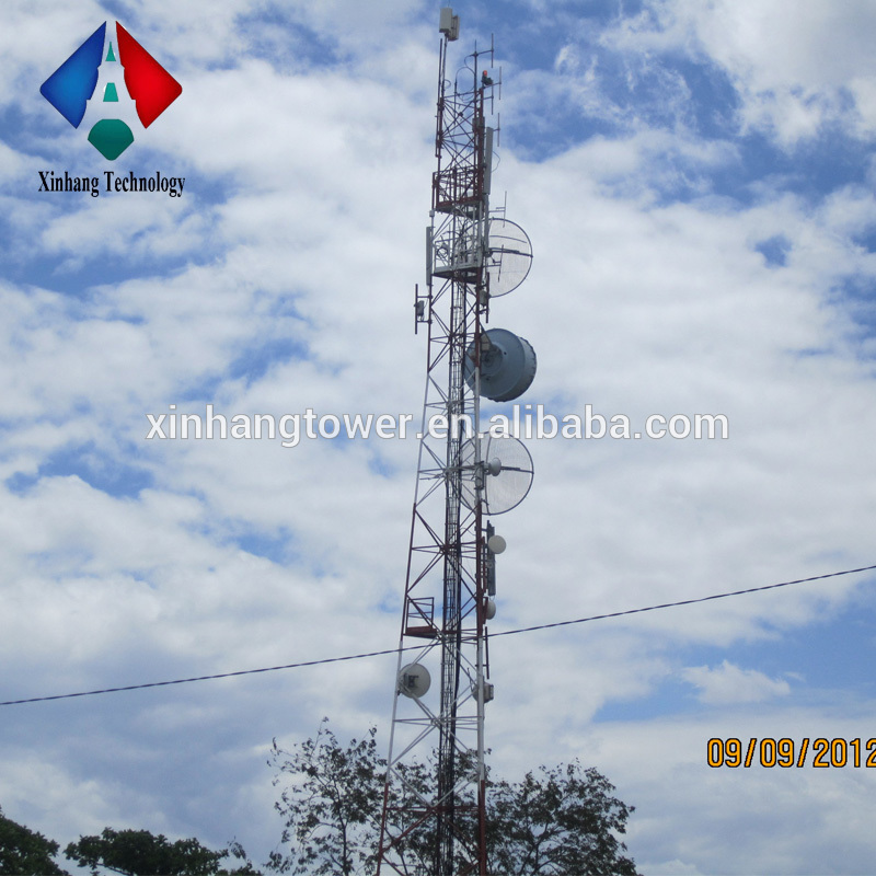 self-supporting lattice communication telecommunication tower