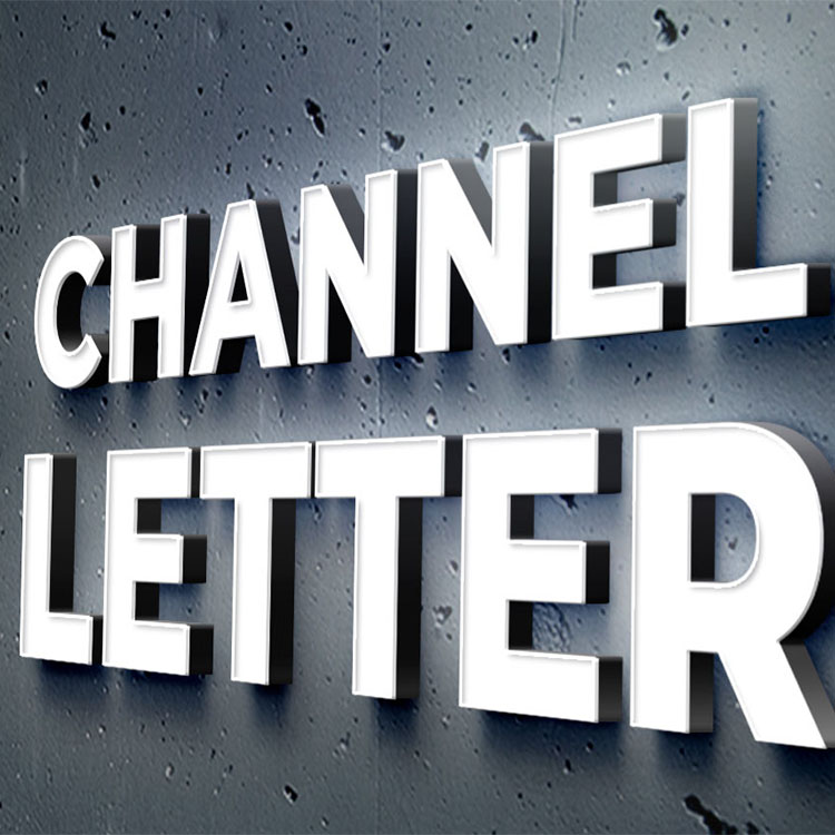 led backlit signage illuminated outdoor led sign brushed stainless steel reverse channel letters