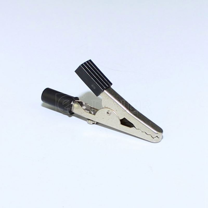 10A Metal Middle Insulated Alligator Clips With Screw Crocodile Clip