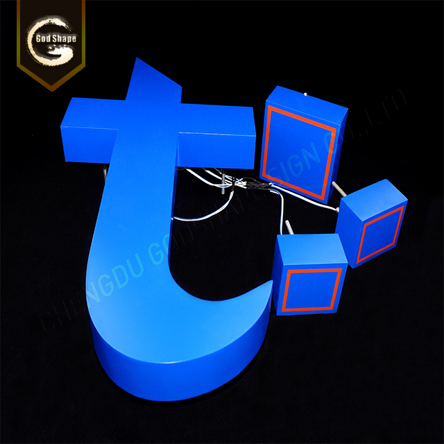 Backlit Outdoor Shop Front Cafe Pizza SS  led Letters Sign illuminated 3D Laser Cut Car Logo Raised Letter Alphabet Number Sign