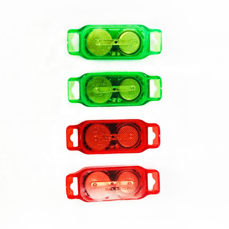 Clip On 5LED Safety Warning Rotary Strobe Revolving Flashing Light Sports Night And Daytime Running Light