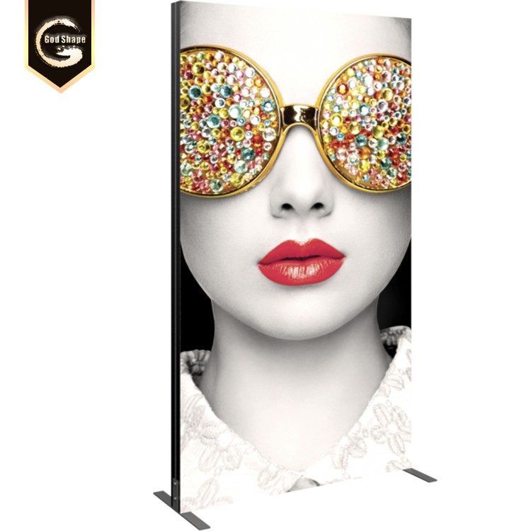 China advertising standing TradeShow Display Standing Advertising Textile LightBox
