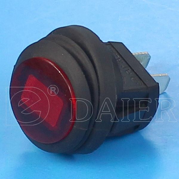 10A 125VAC ON OFF SPST Waterproof Rocker Switch