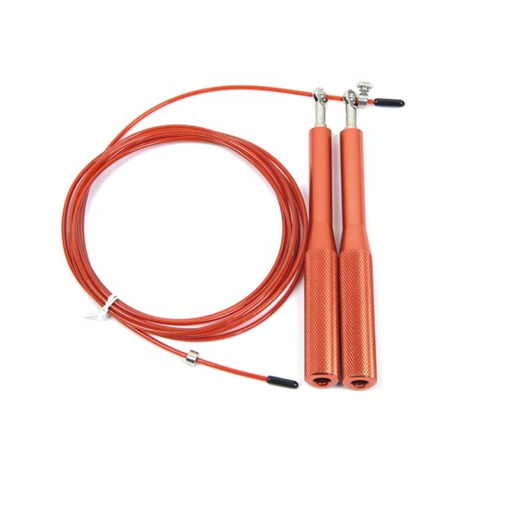 Strength Training Adjustable Fitness Stainless Steel Wire Rope Skipping Jumping Rope