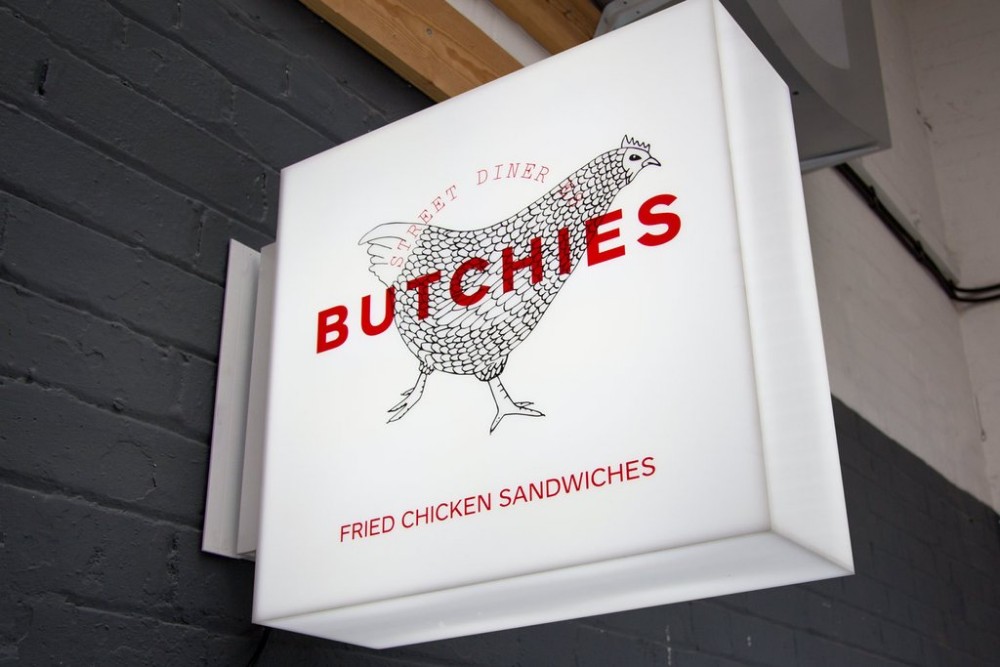 Custom size Double sides Acrylic Frameless light box led strip light sign board for coffee shops