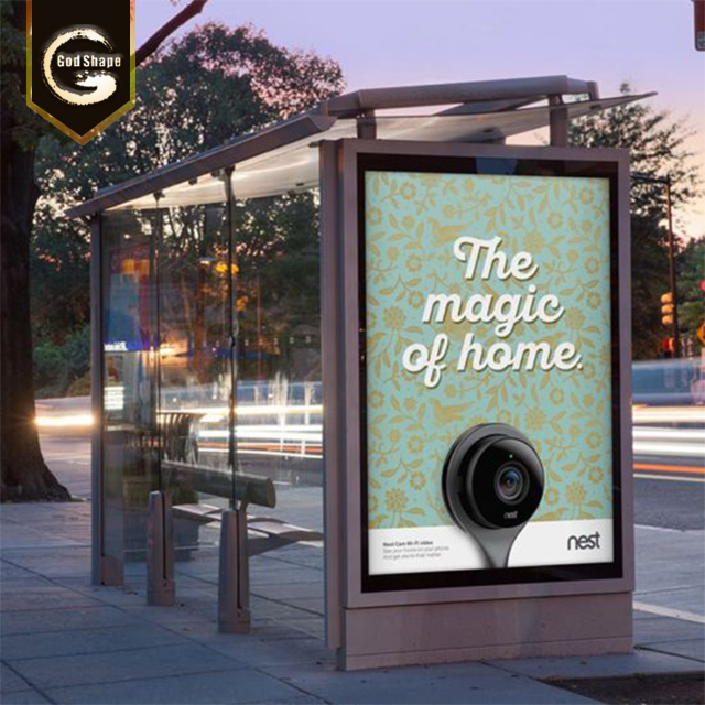 Factory Waterproof Modern Photo Poster Frame Square Wall Mount Advertising led Light Box